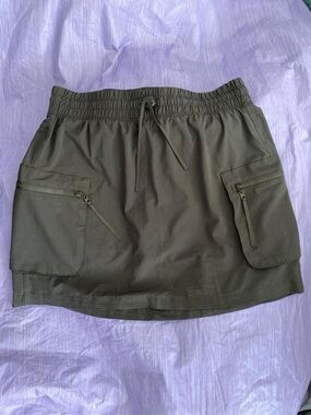 Apana Gray Hiking Skirt with Built in Shorts